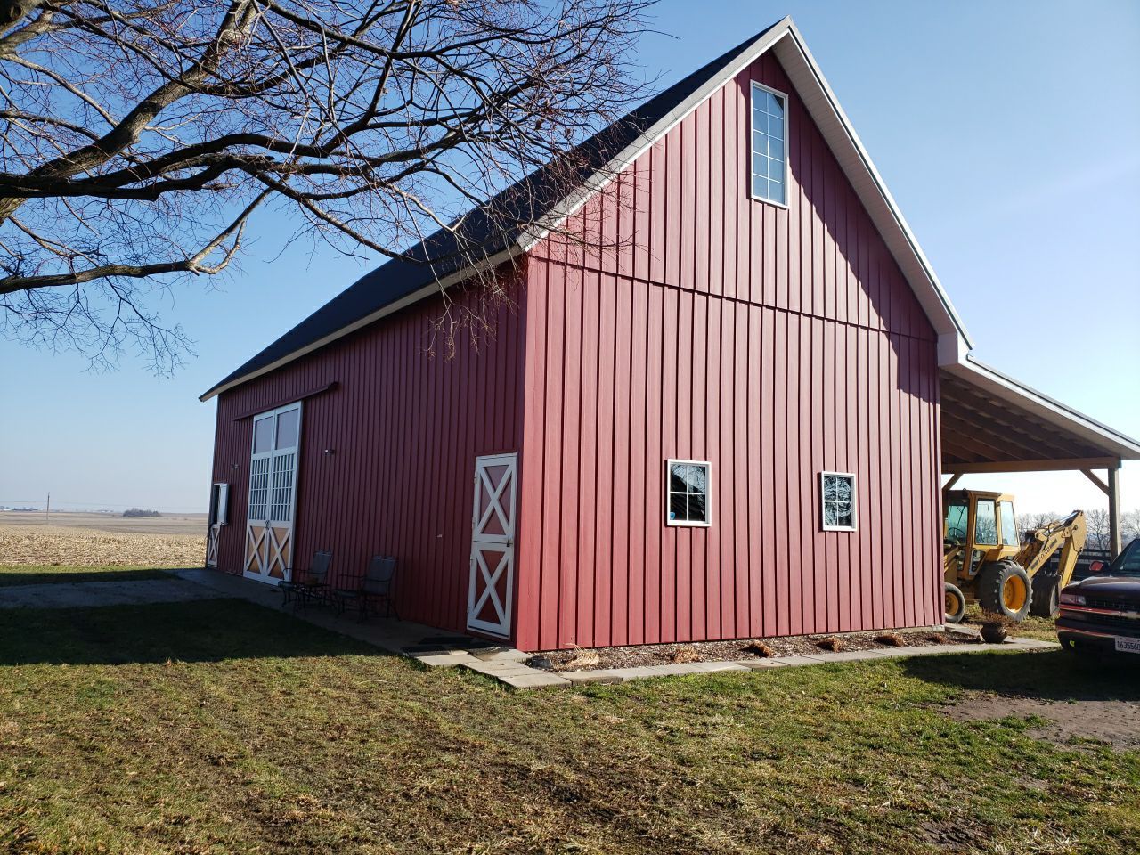 Horse Barn Restoration with Board and Batten Siding